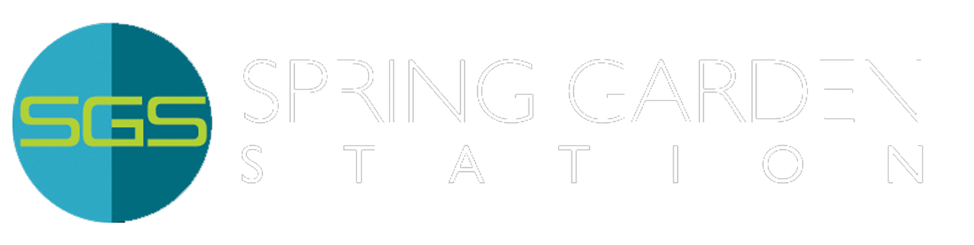 Spring Garden Station Logo - Footer, go to home