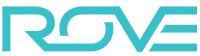 Turquoise logo of the word 