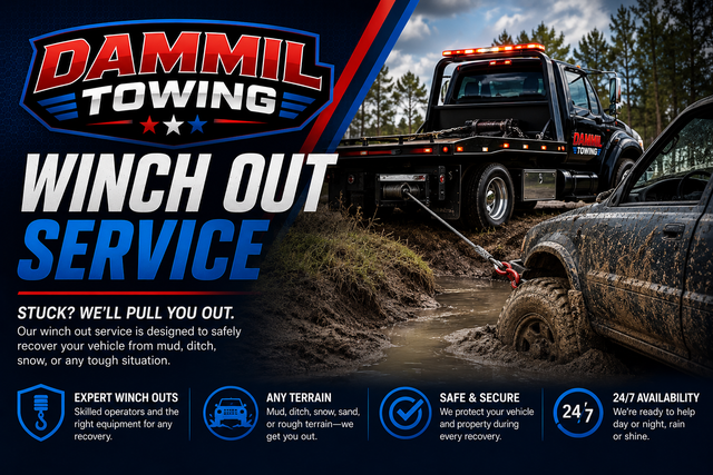 Winch out service Charlotte NC