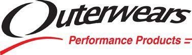 A logo for outerwears performance products is shown on a white background.