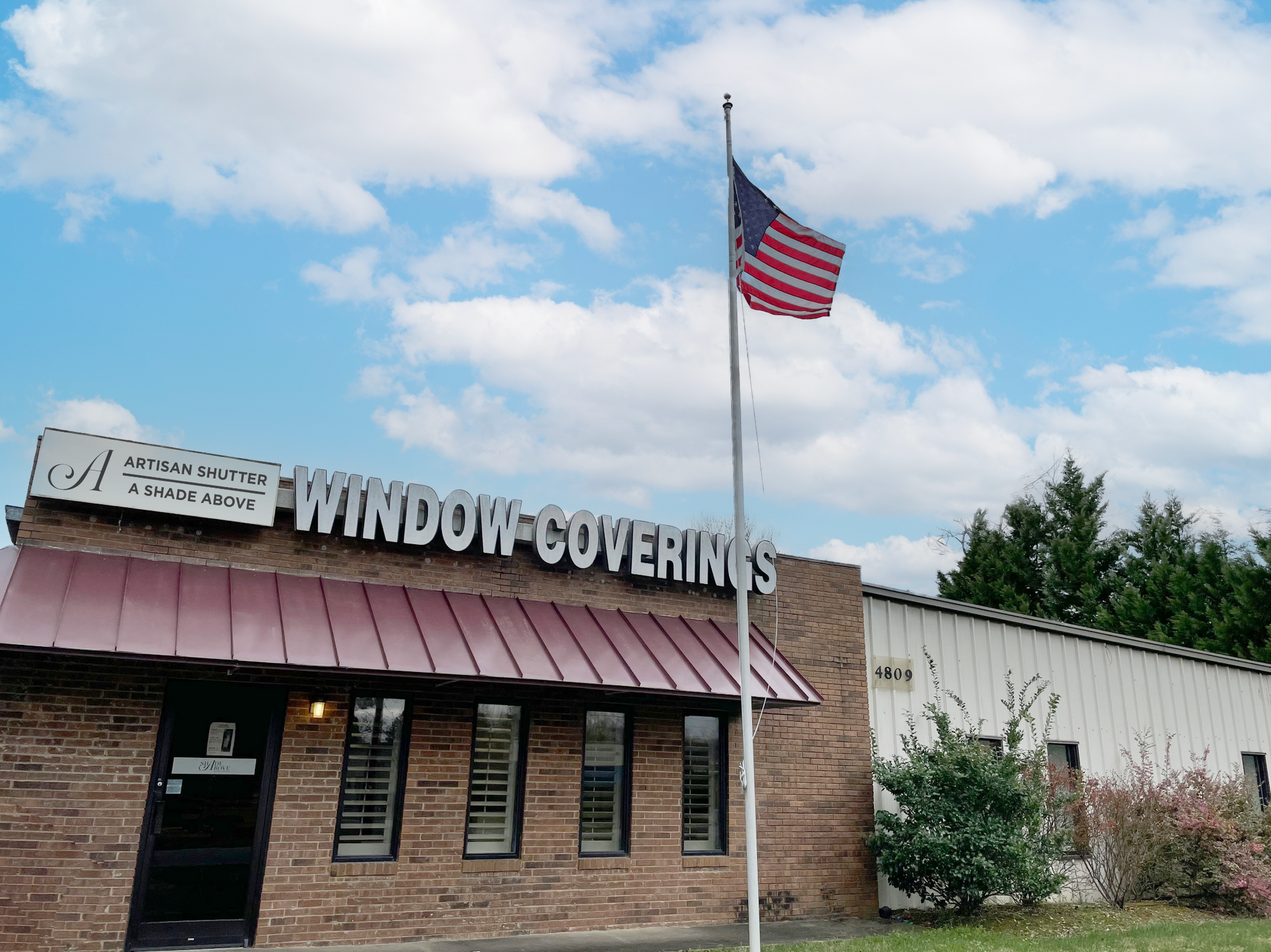Artisan Shutter manufacturing building
