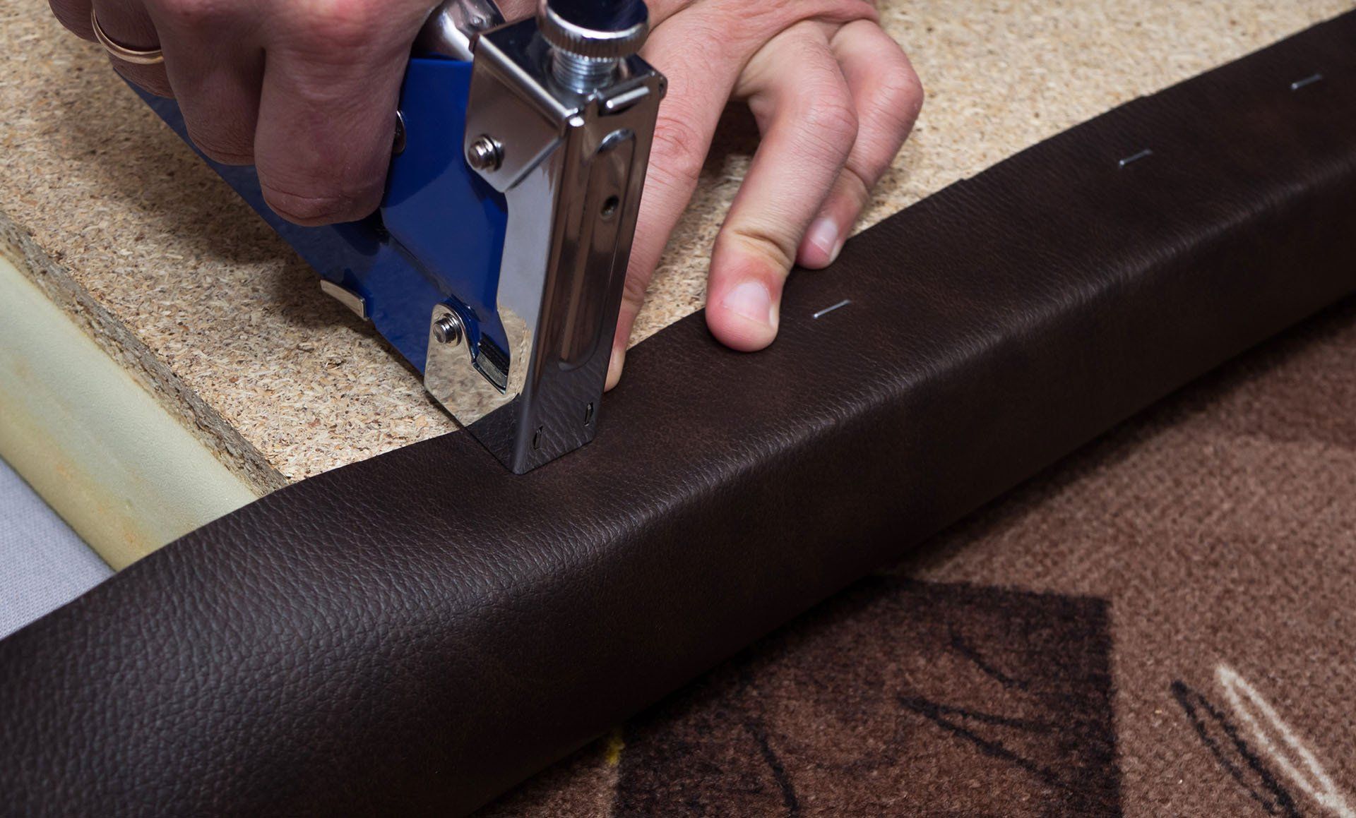 Fastening Leather to Particle Board — Louisville, KY — St Matthews Trim & Upholstery