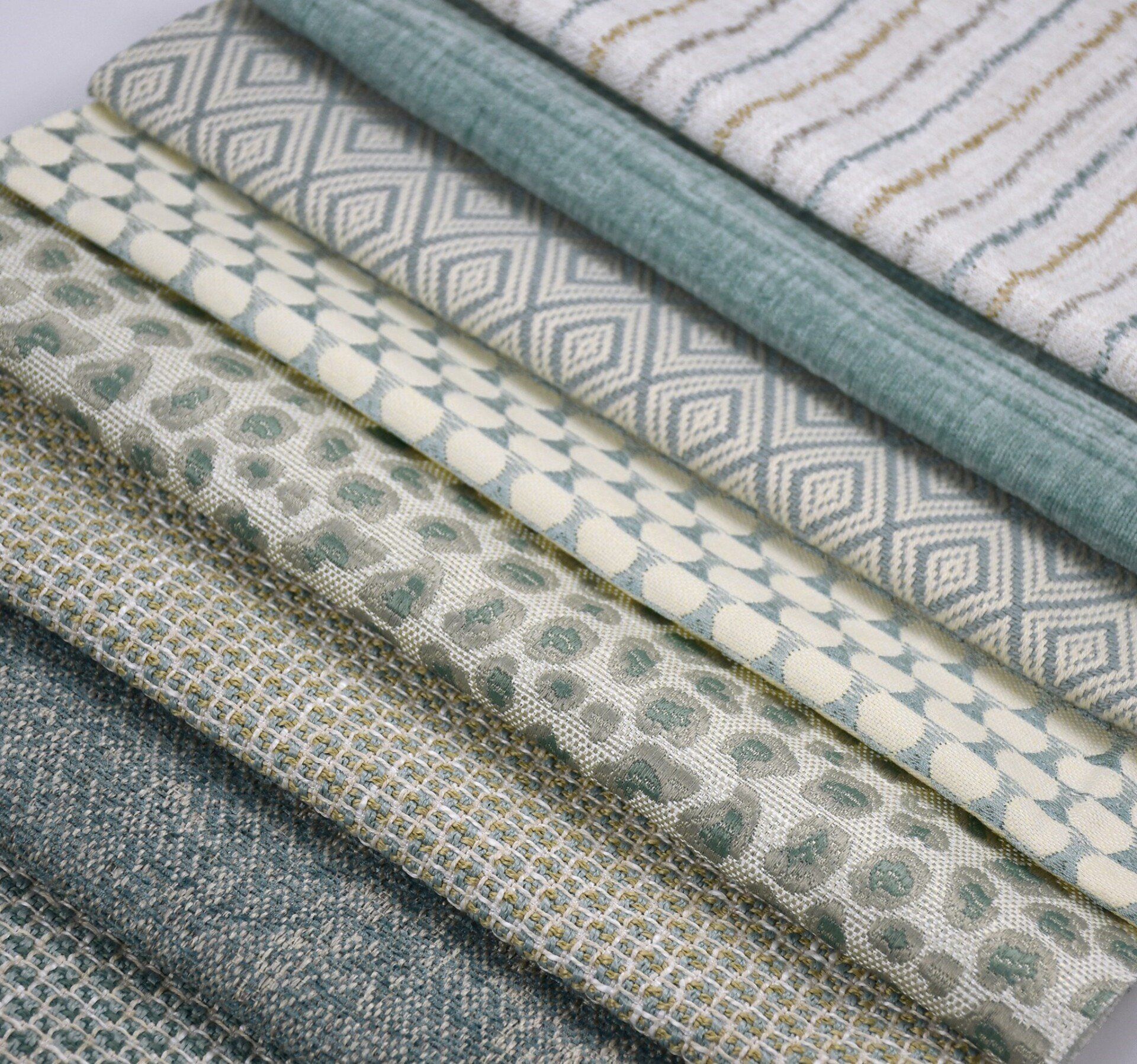 Colorful Pillows on Modern Sofa — Louisville, KY — St Matthews Trim & Upholstery