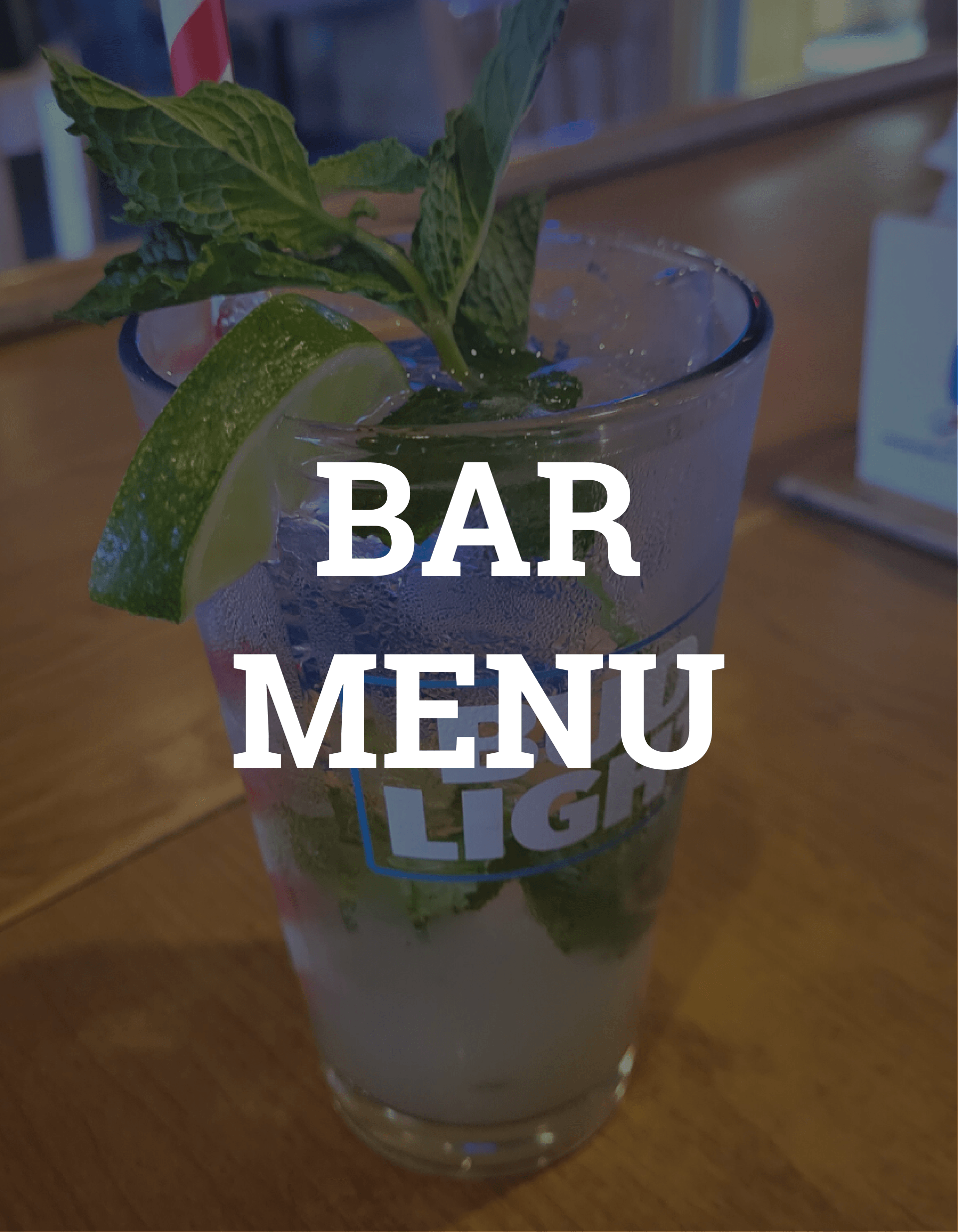 Bar Menu | Port Jeff Bowl
