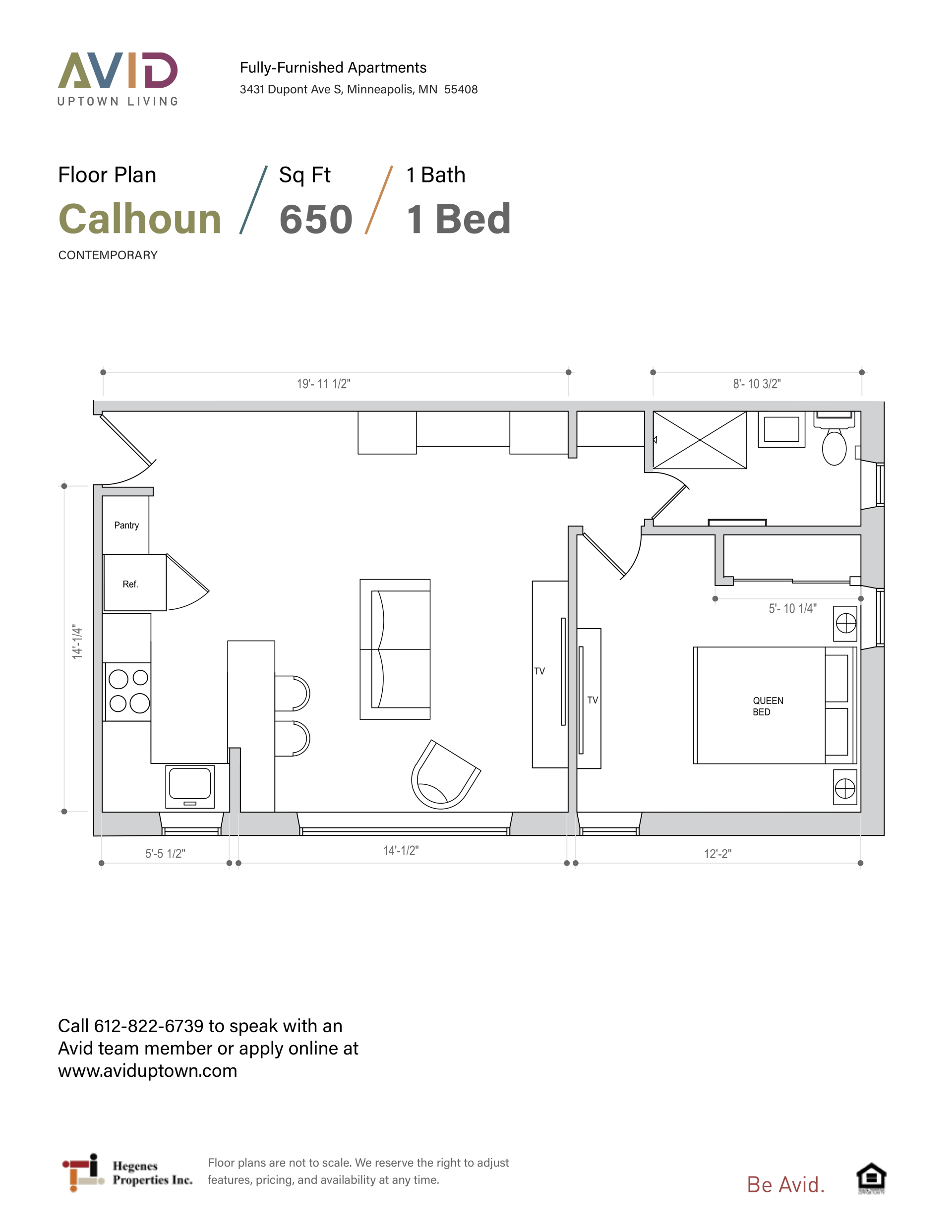 AVID CONTEMPORARY Calhoun