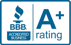 BBB accredited business logo.