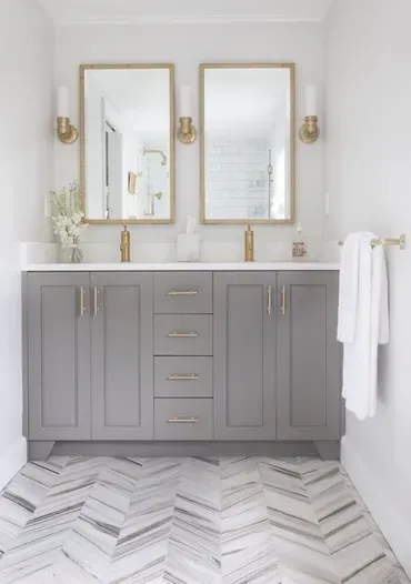 Bathroom With Two Mirrors — Gaithersburg, MD — Washingtonian Companies, LLC