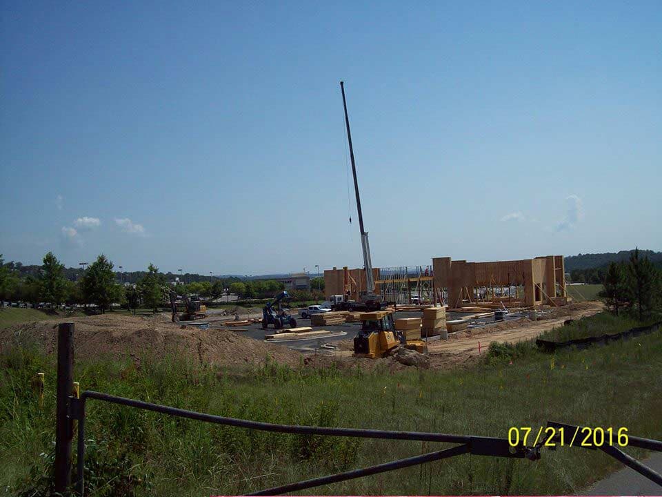 Ongoing contruction - construction site prep in Bessemer, Al