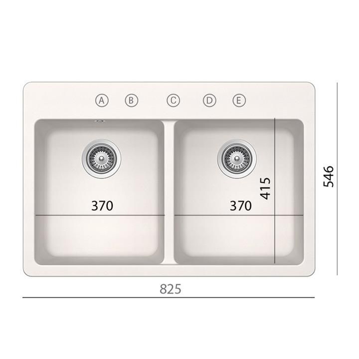 כיור מטבח נבדה N-200 | חברת גומא