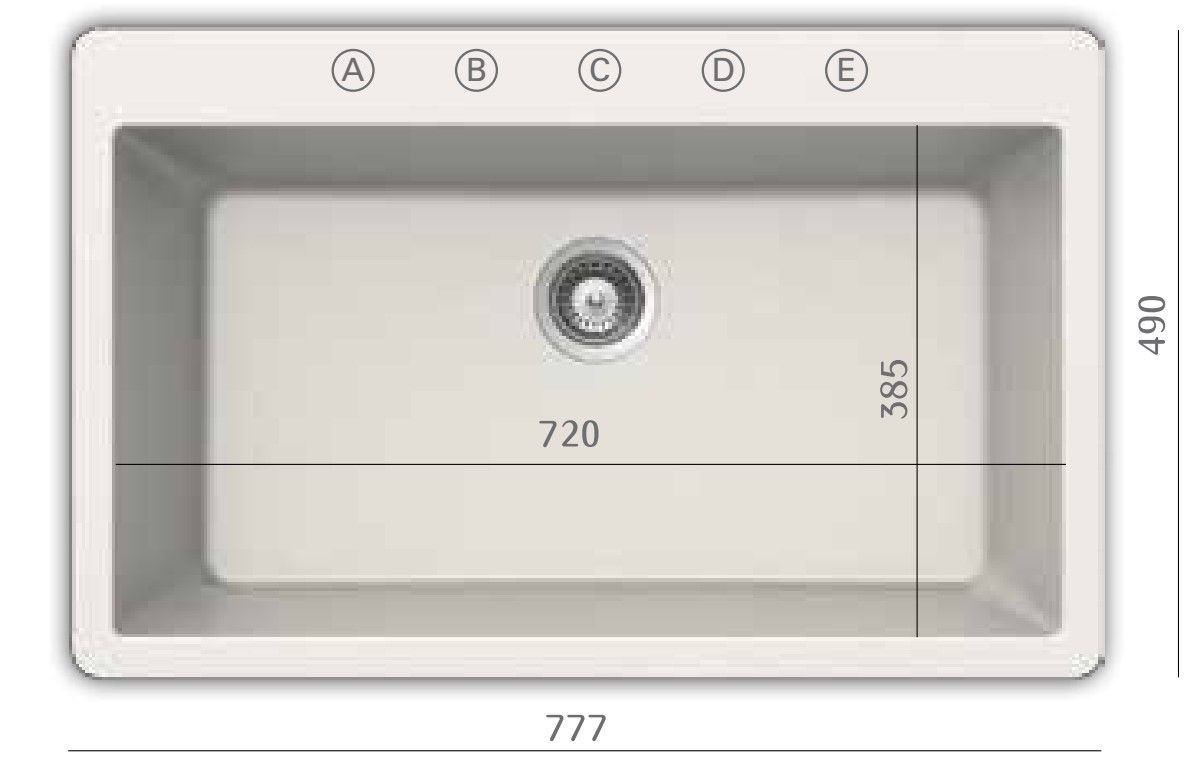 כיור מטבח פרימוס N-100-XL | חברת גומא