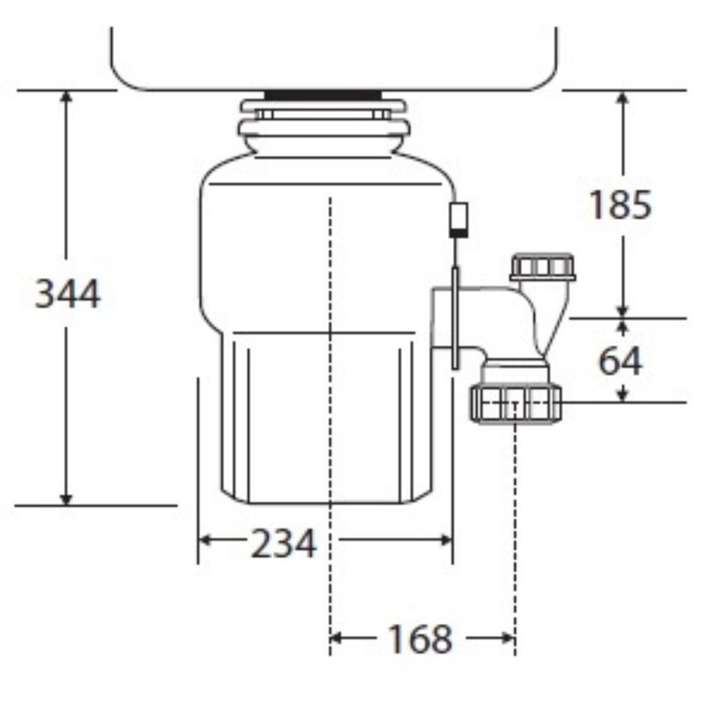 טוחן אשפה אוולושן 200 - כולל התקנה | חברת בלנקו