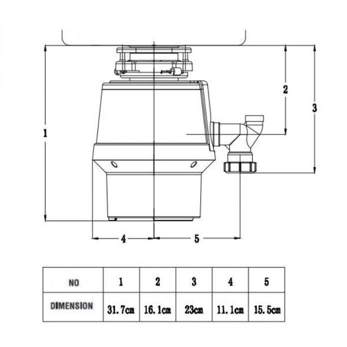 טוחן אשפה Waste Green | חברת שוני