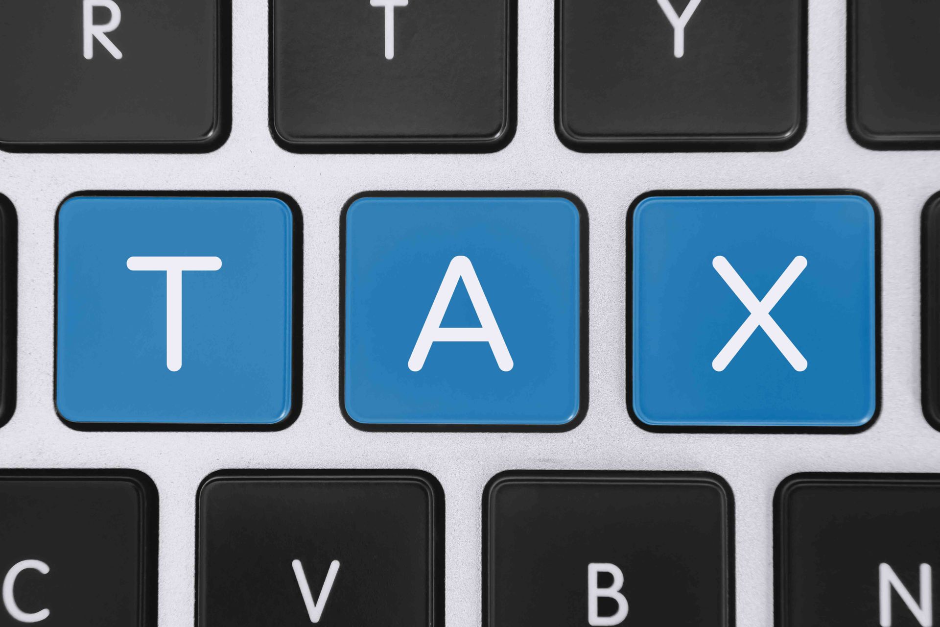 Tax Word On Computer Keyboard Keys — Placida, FL — Accounting 4 Profitability LLC