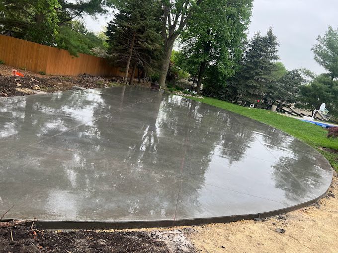 Concrete Patio – Moline, IL –  QCFI Concrete & Masonry