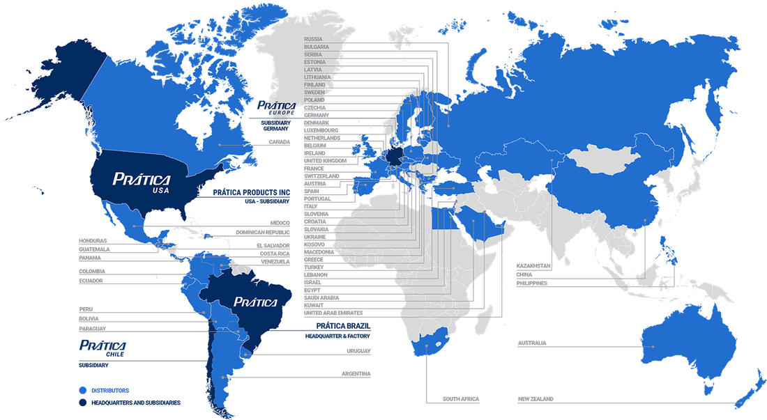 A map of the world showing the united states and other countries