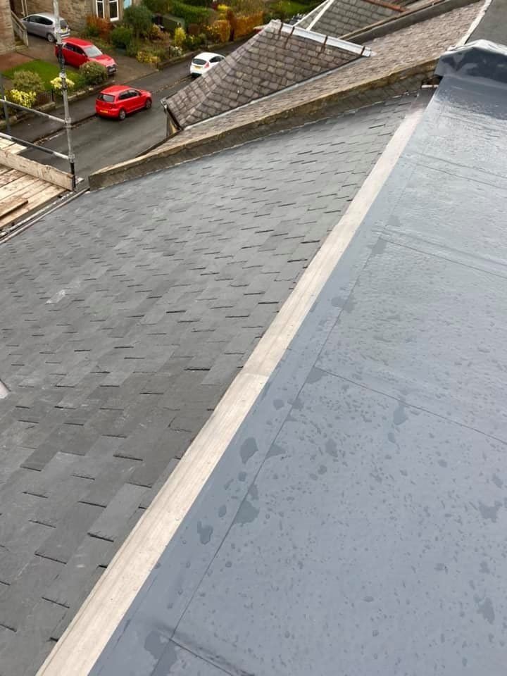 Newly pebble dashed property