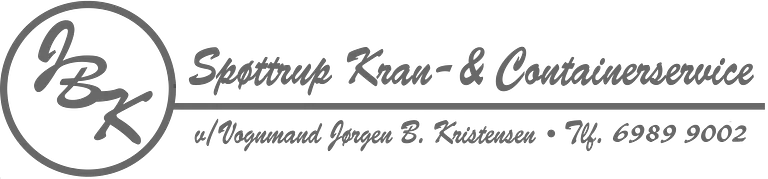 Spøttrup Kran- & Containerservice logo