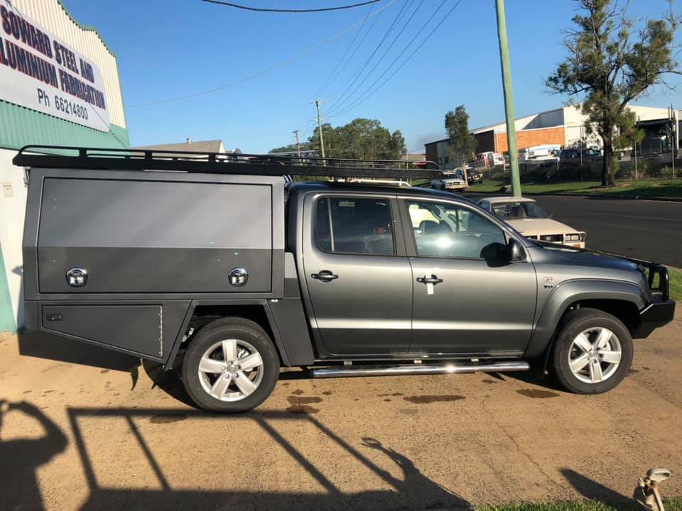 Tray Attached to Ute Truck — Canopies and Trays in Lismore, NSW