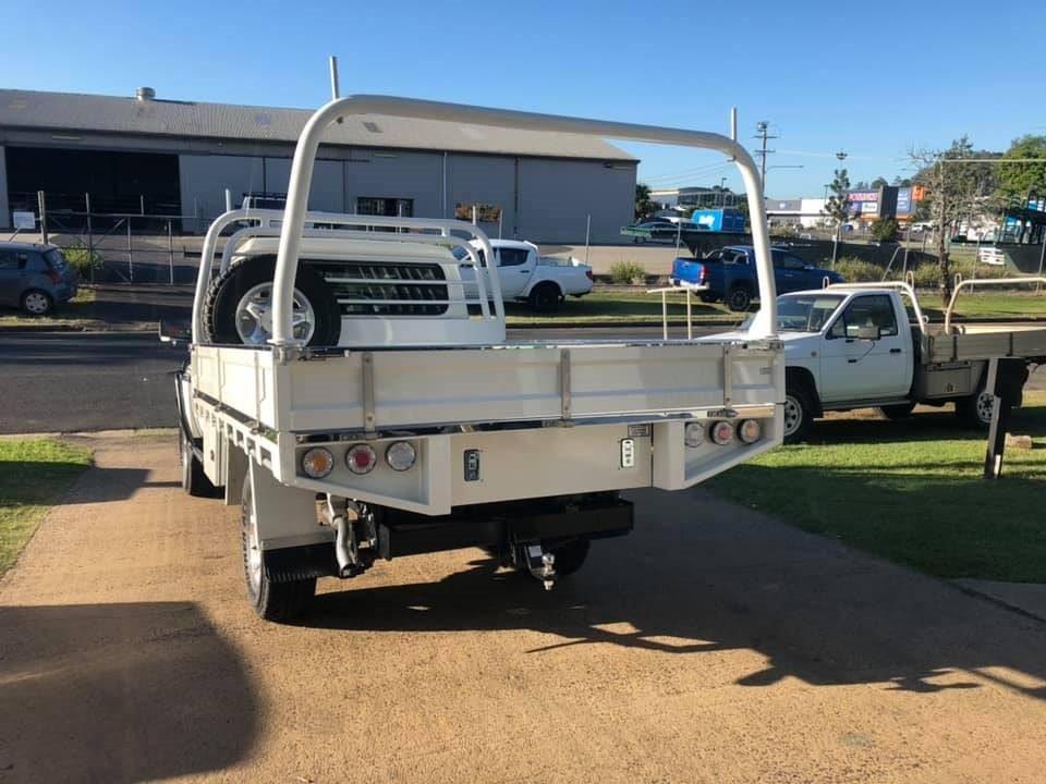 Back View OF White Trailer — Canopies and Trays in Lismore, NSW