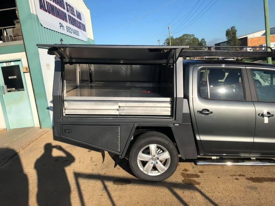 Black Ute Canopy — Canopies and Trays in Lismore, NSW