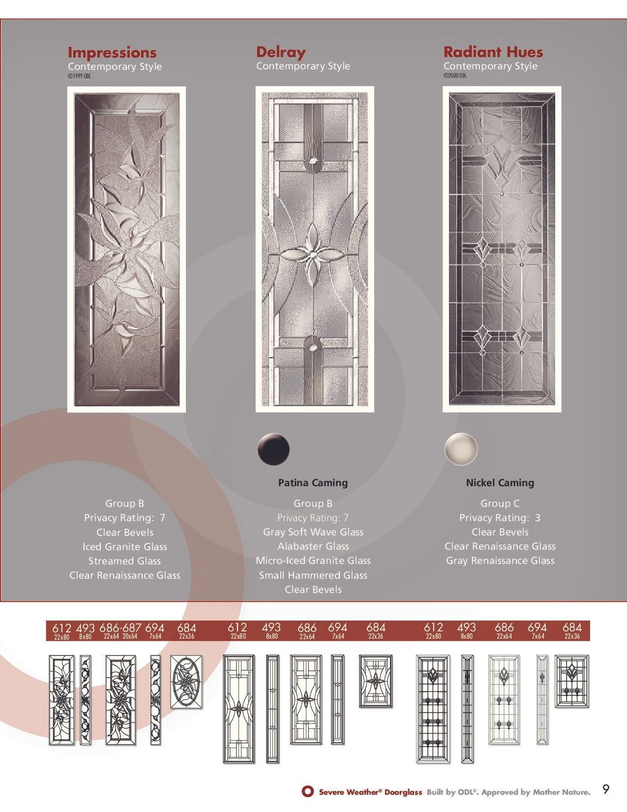 Page of glass door styles: