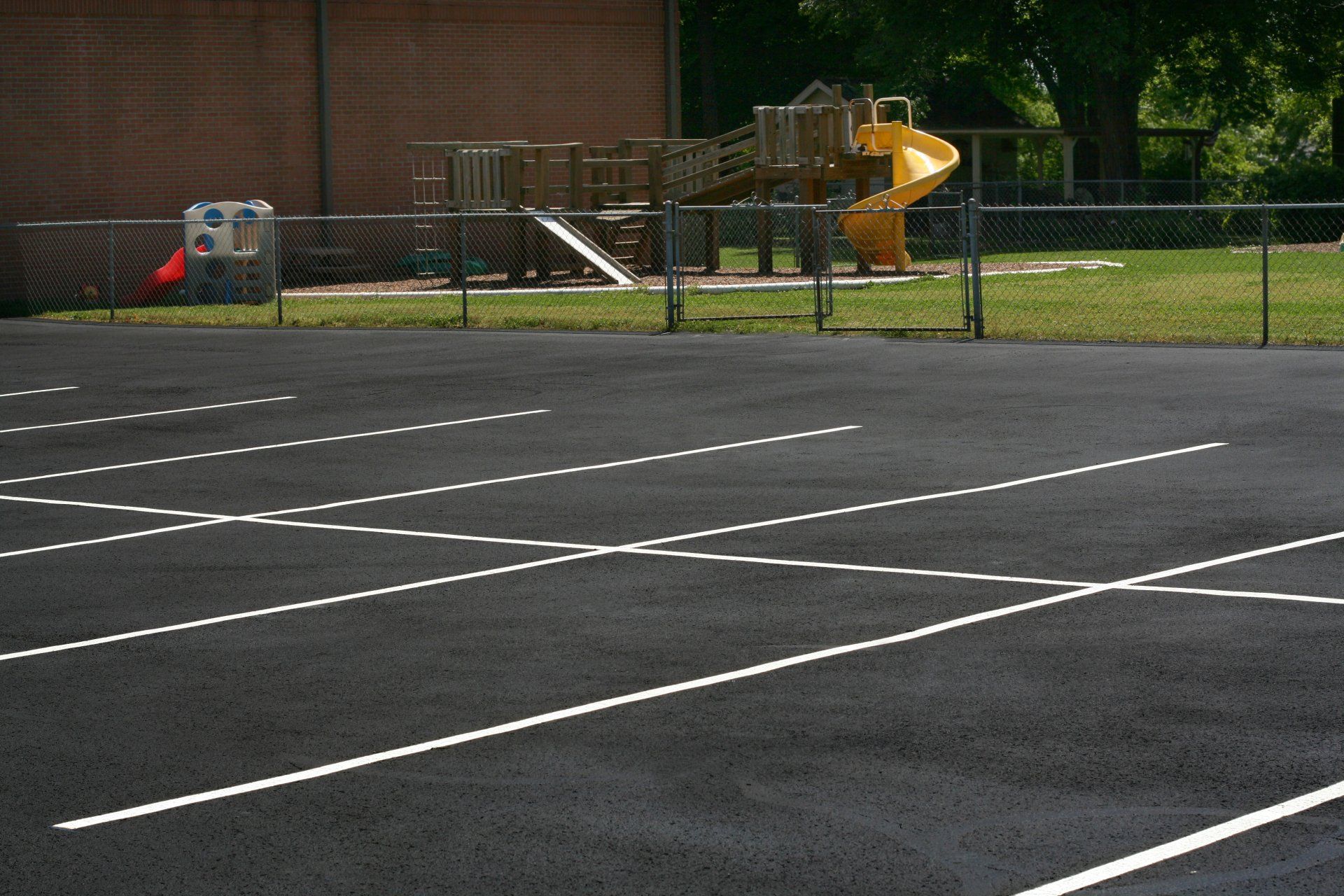 Newly Paved Parking Lot — Redding, CA — Eagle Paving & Grading