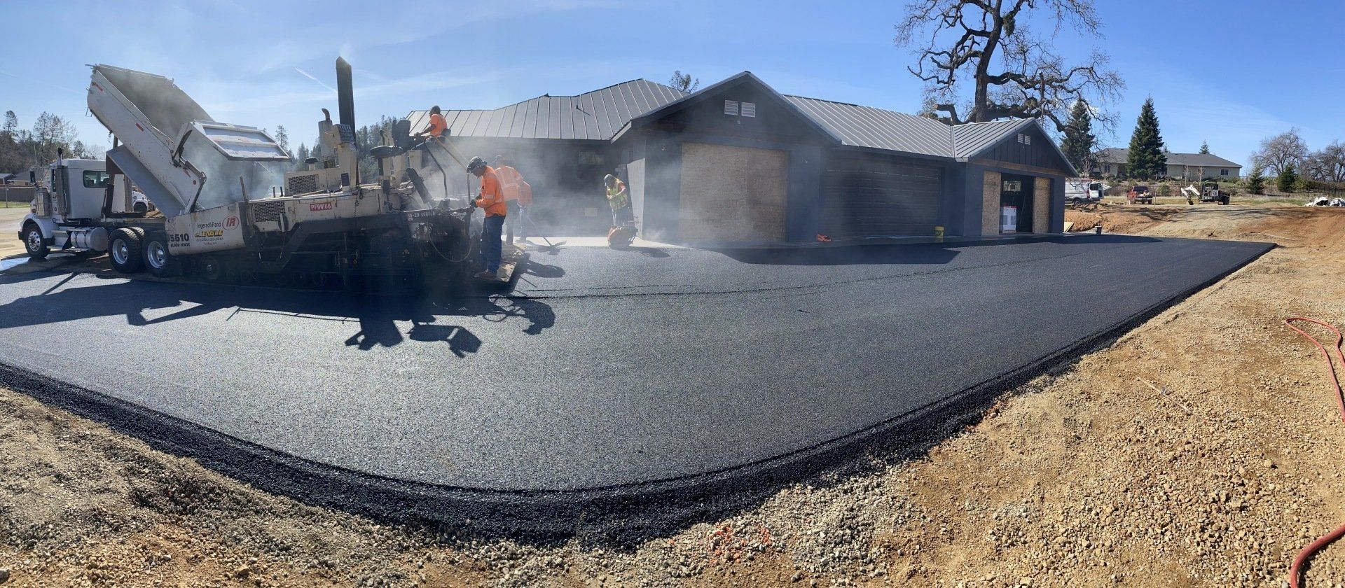 Newly Laid Asphalt — Redding, CA — Eagle Paving & Grading