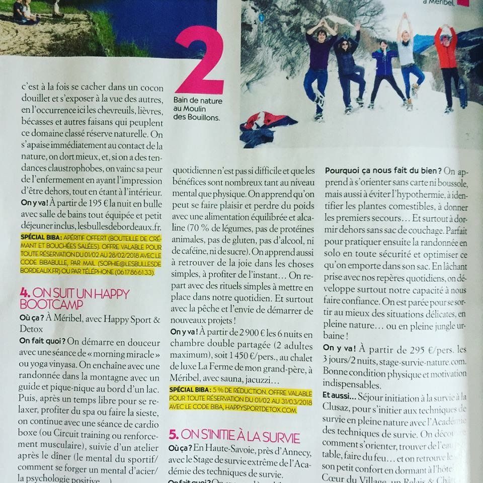 Une page d'un magazine avec le numéro 2 dessus