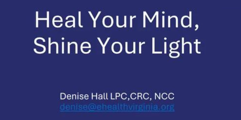 Heal Your Mind, Shine Your Light | Brock Hughes Medical Center