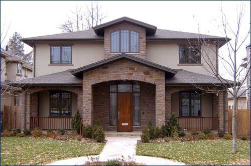 brown house with brown door