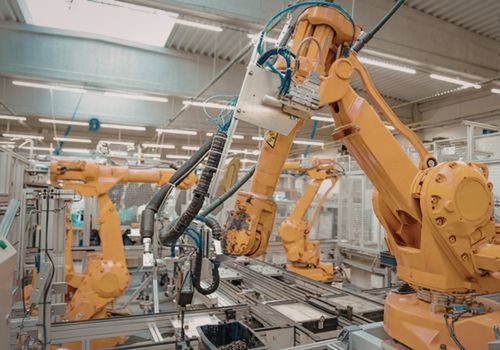 Oil Less Air compressor used in electronics manufacturing