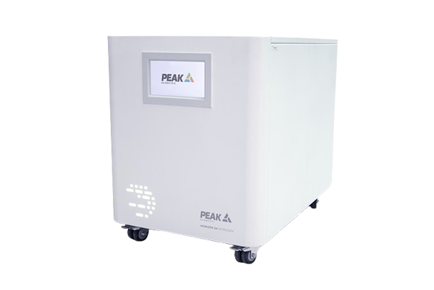 Compact Peak nitrogen generator unit designed for on-site gas production—supporting manufacturing efficiency and cost control.