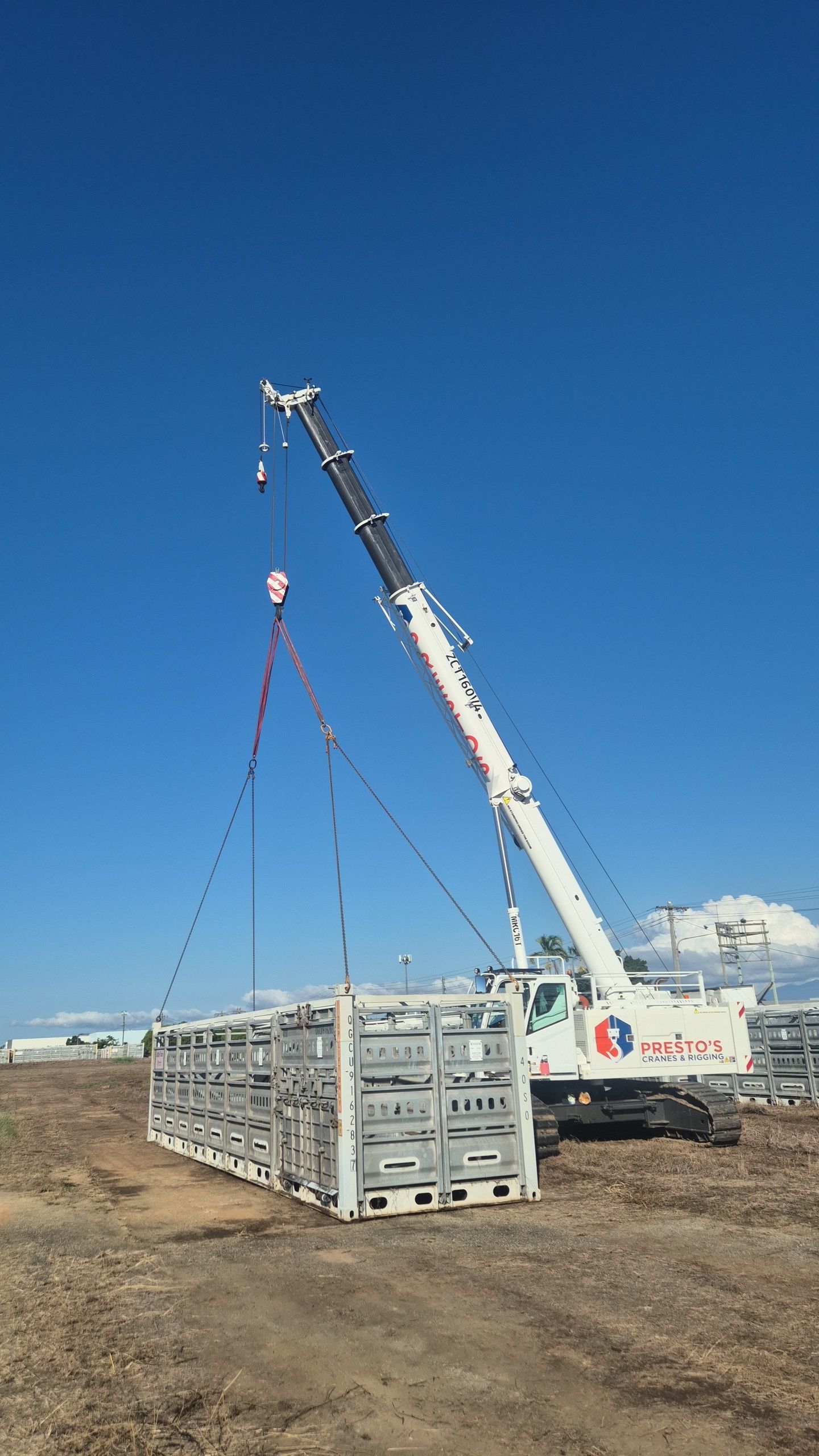 Worker On Boom Lift - Cranes & Rigging In Shaw, QLD