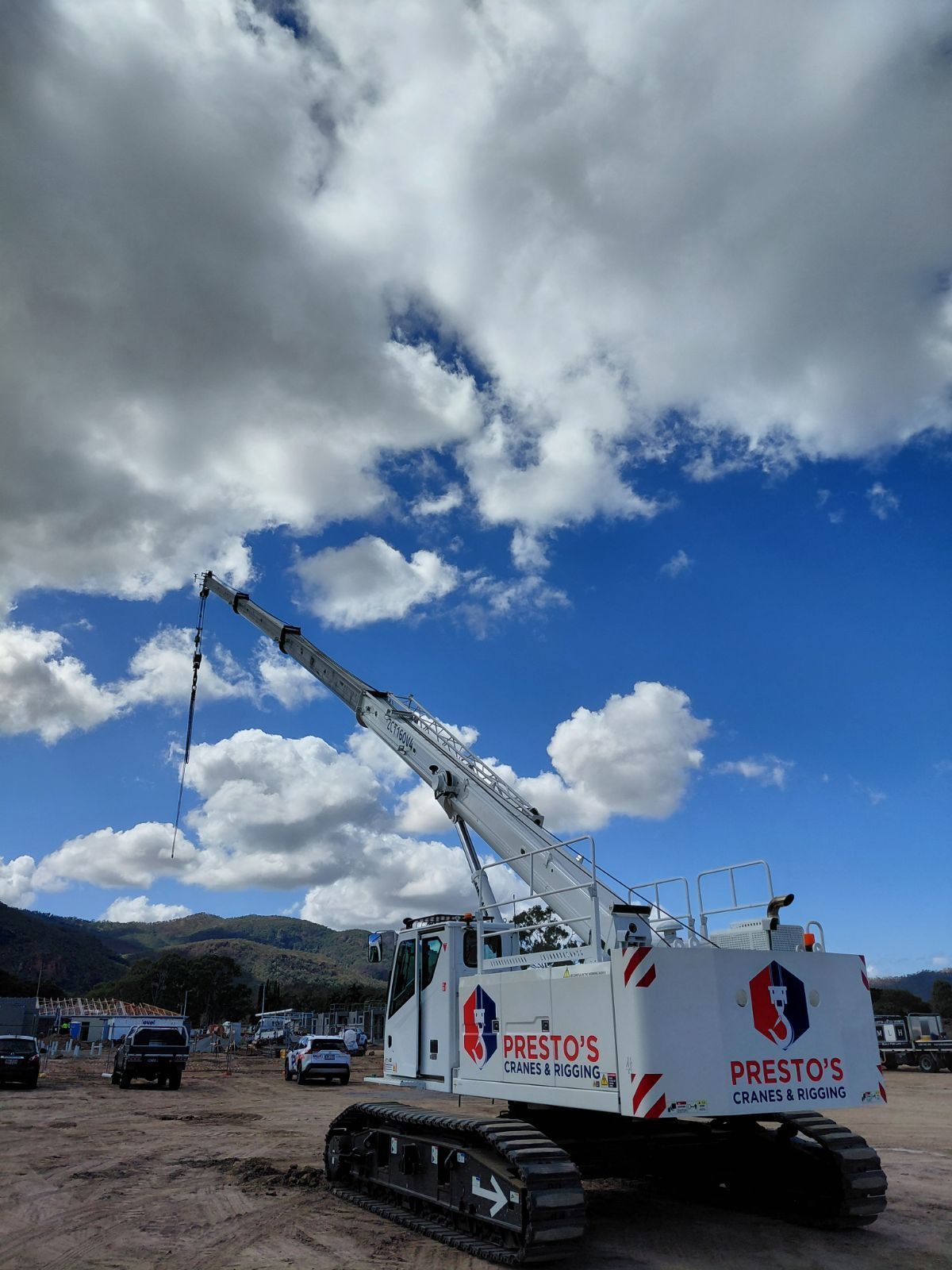 Crane & Truck Transporting Shed - Cranes & Rigging In Shaw, QLD