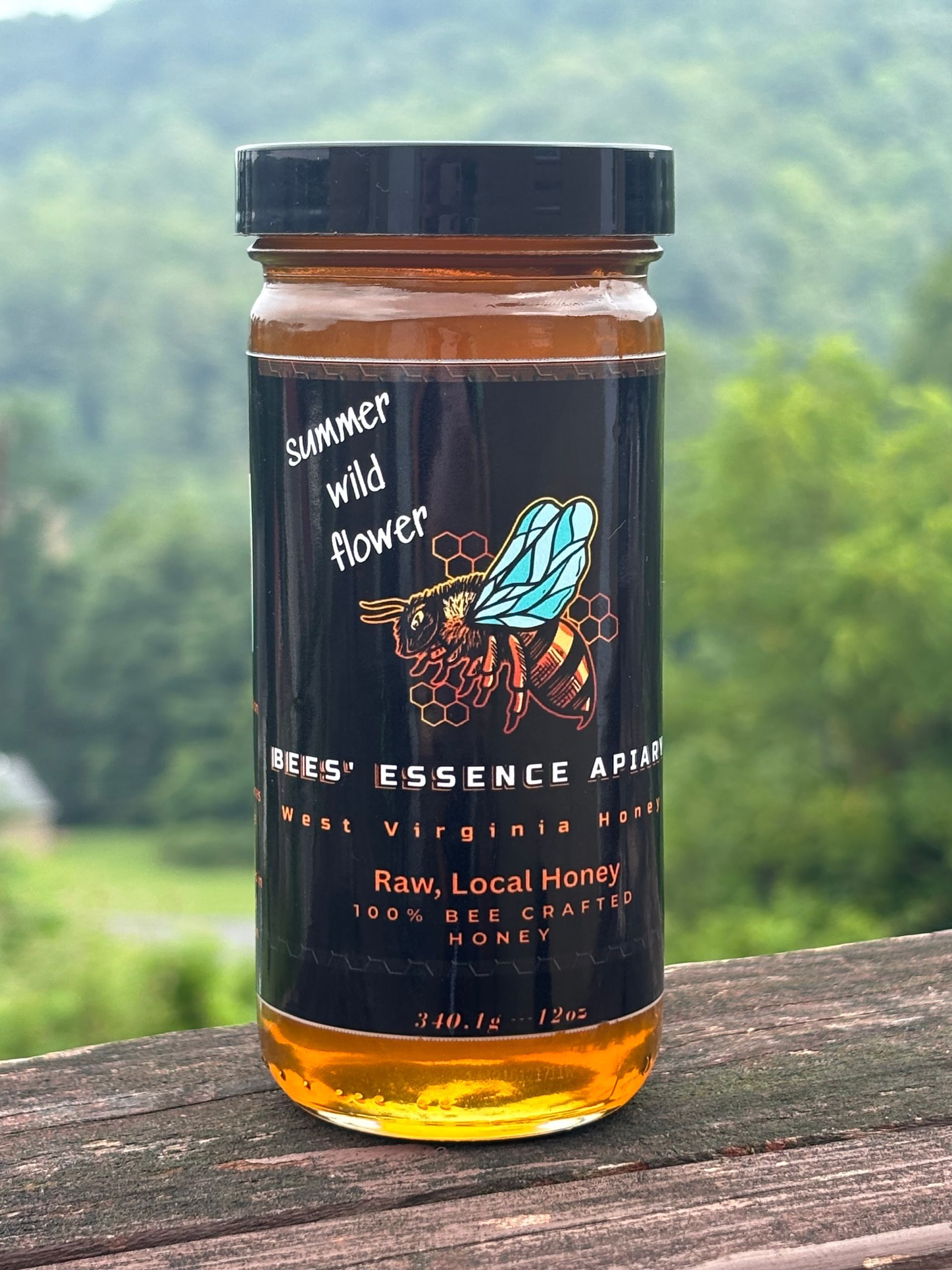 12 oz Summer Wildflower Honey