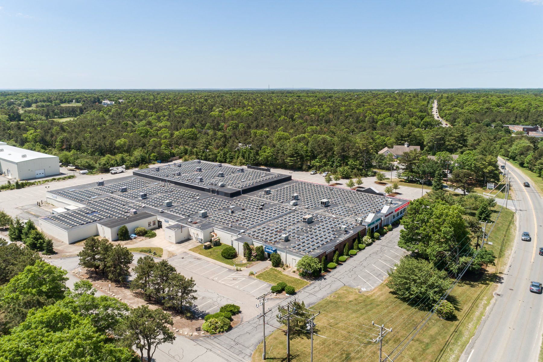 AUGAT BUILDING aerial shot 2