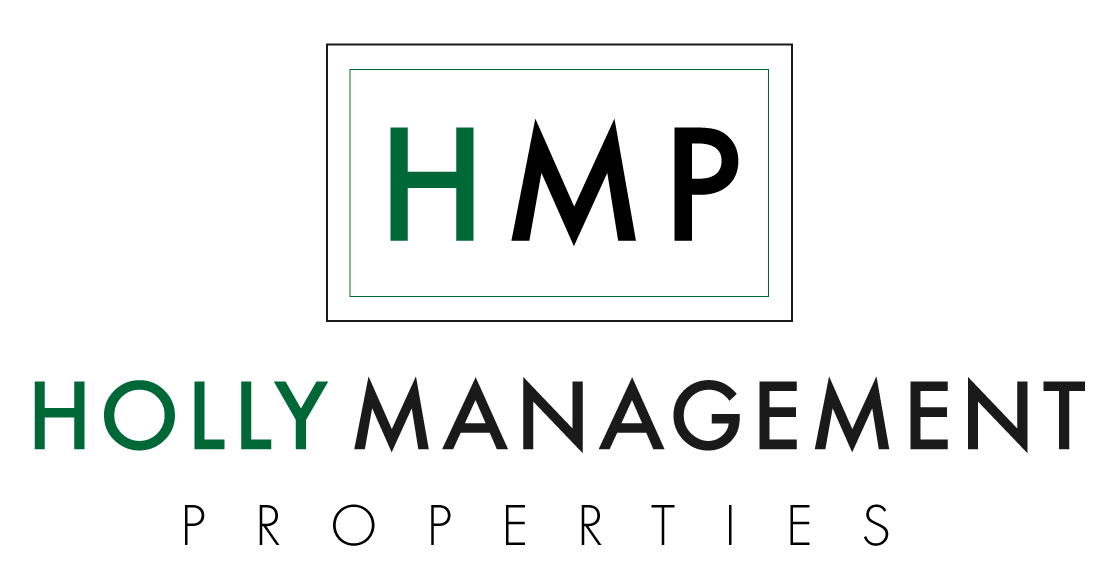 Holly Management Properties Logo in Footer - linked to Home page