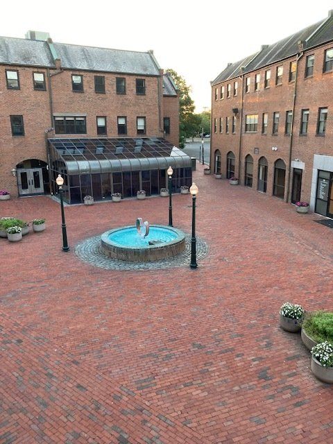 ONE FINANCIAL PLACE fountain in courtyard