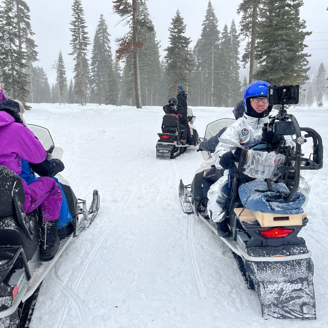 recording on snow mobiles
