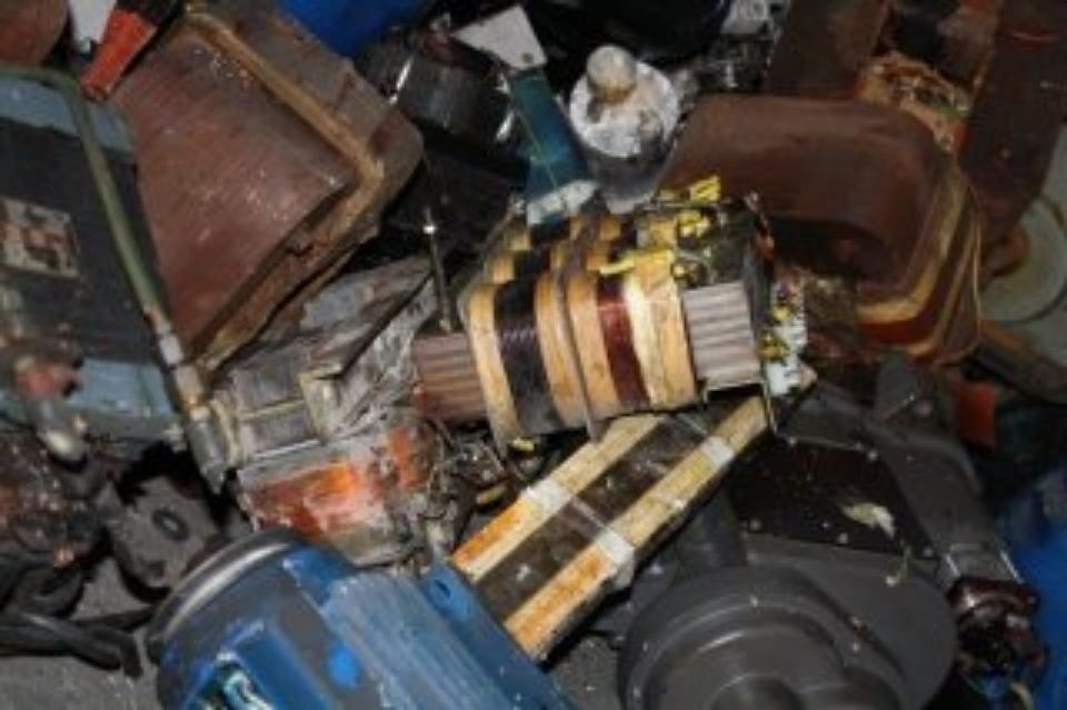 rottami metallici da smaltire