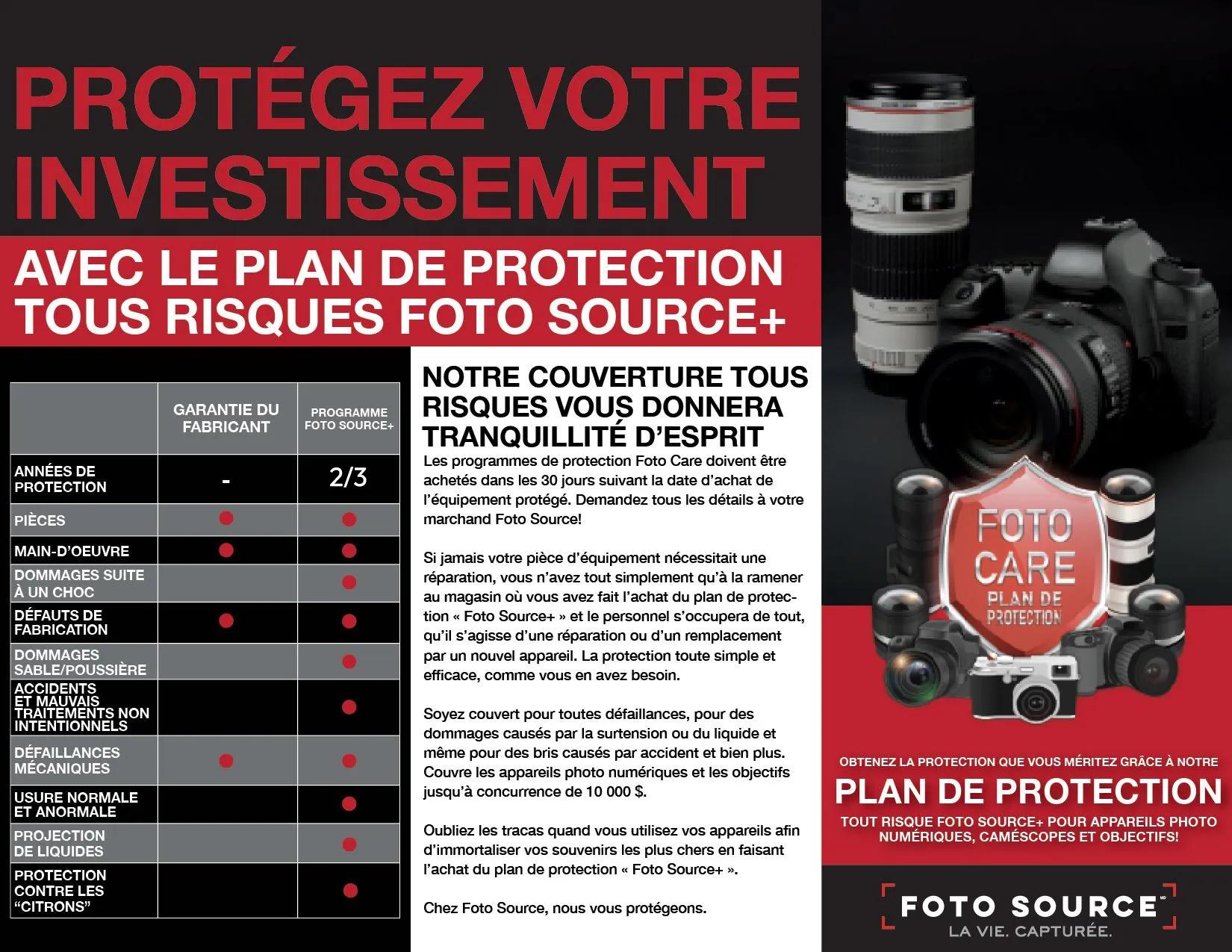 Une brochure avec une photo d'une femme tenant un bébé