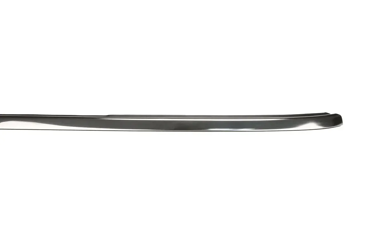 Stainless steel ice tongs, open.