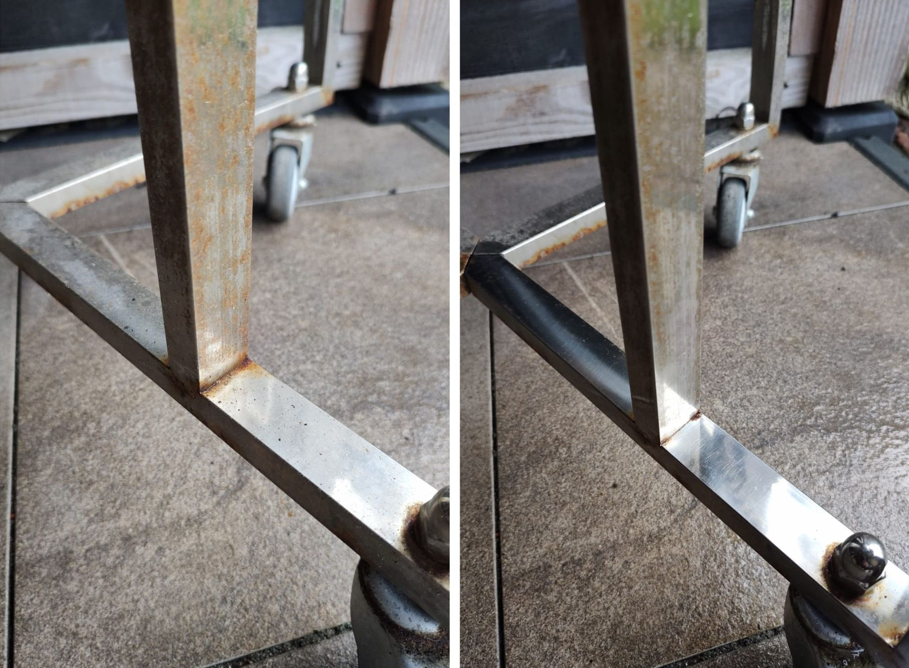 voor en na 1x behandeling Prolan