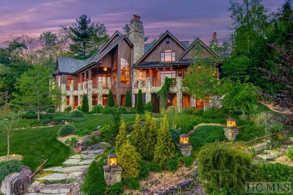 mansion surrounded by trees