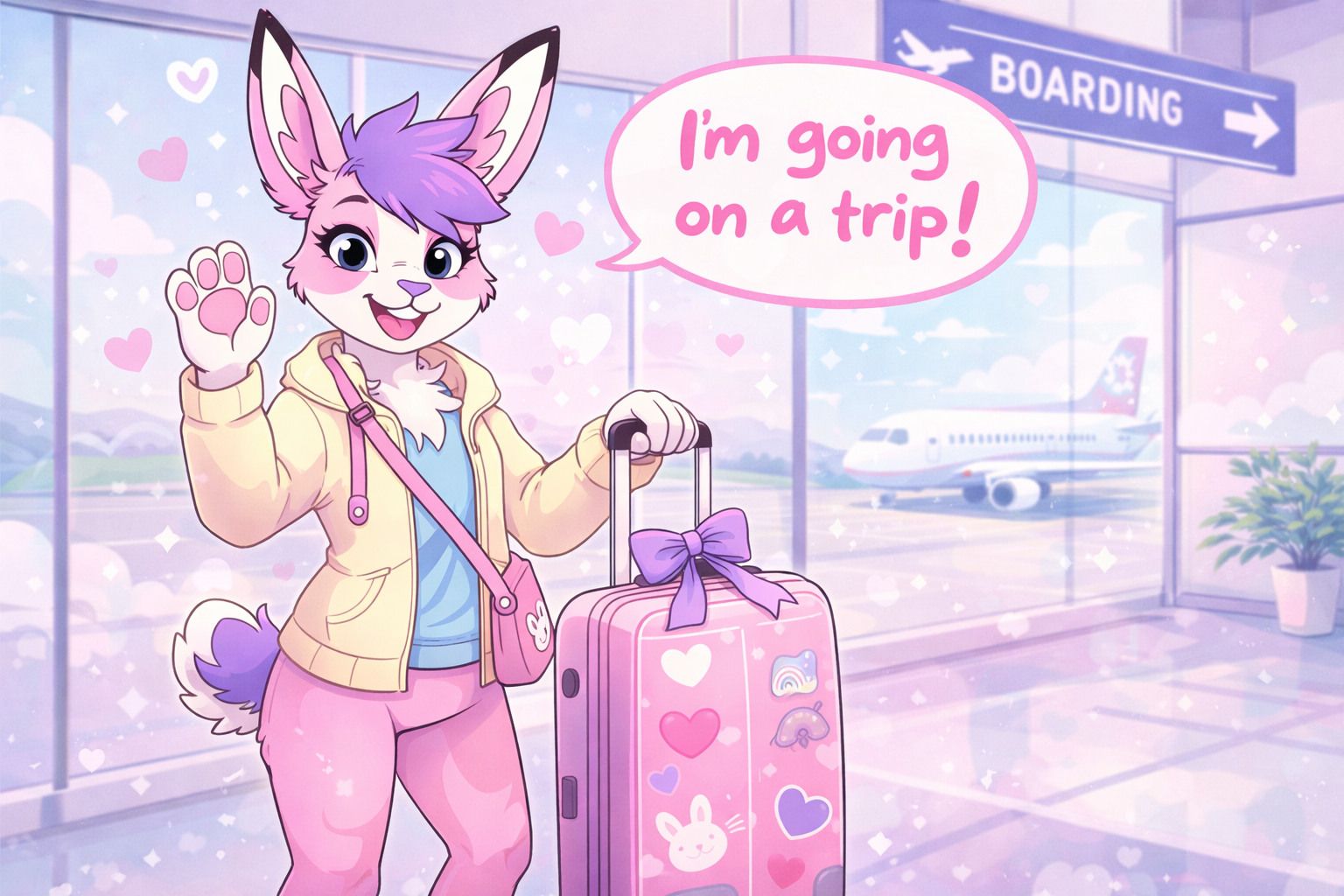 Judy Bnuuy  is going on a trip.