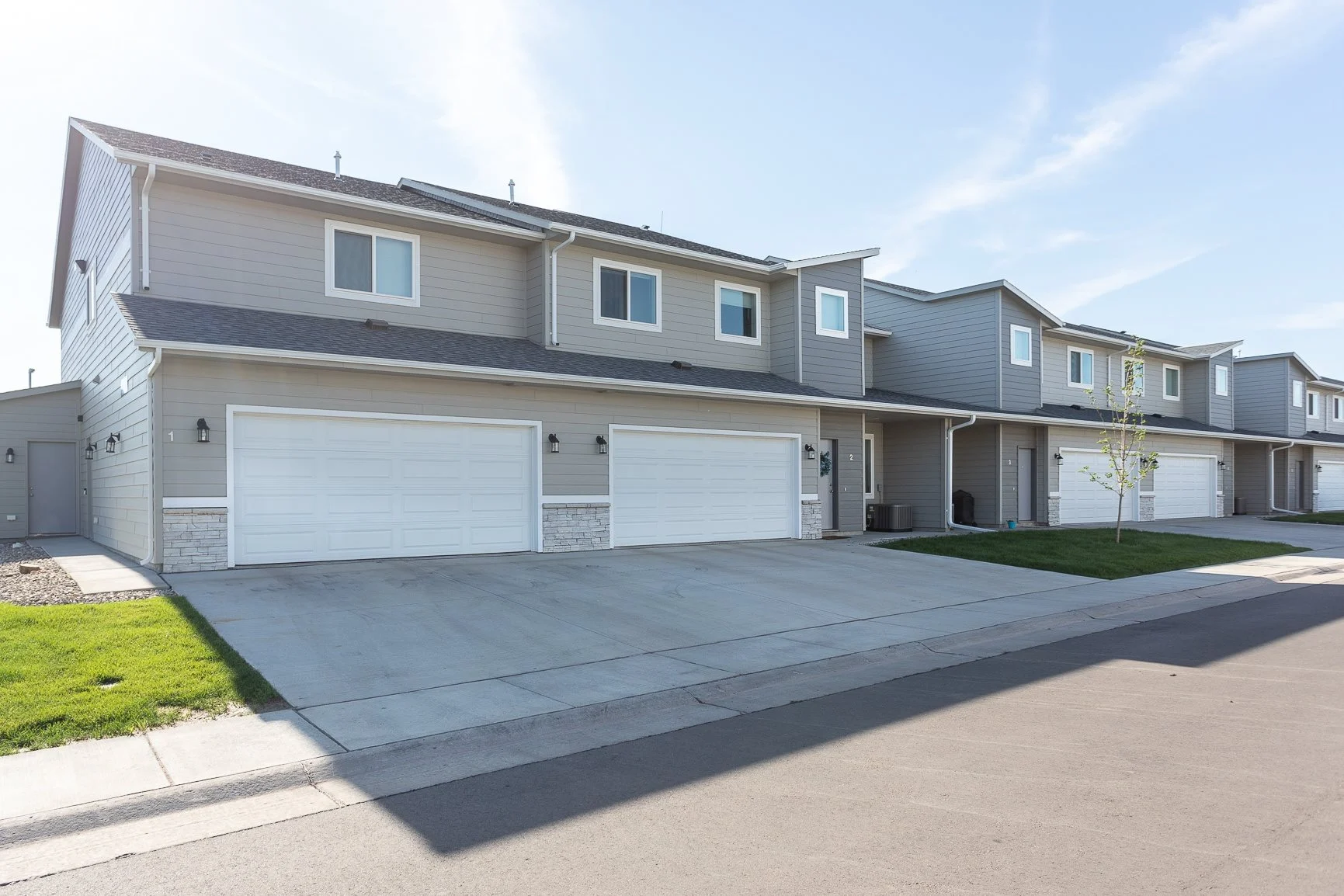 Exterior townhomes