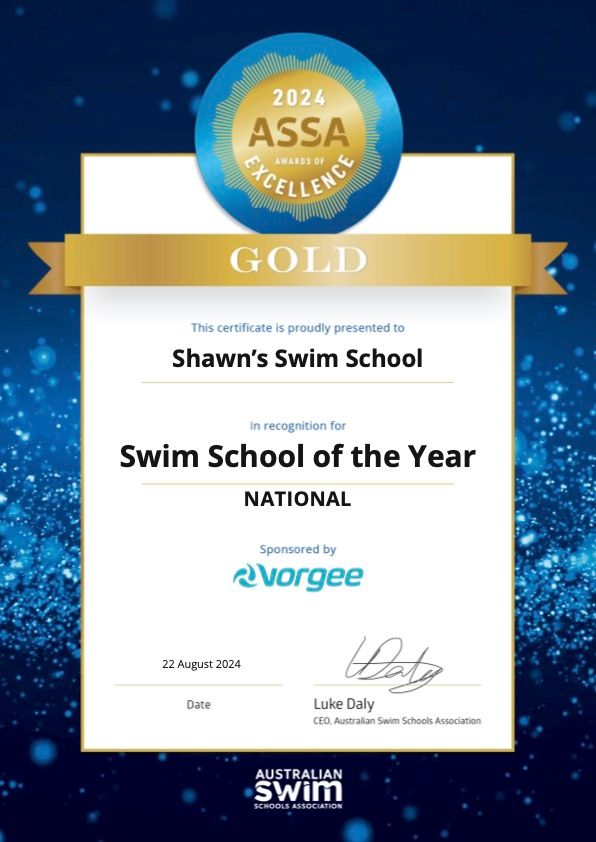 ASSA Australia 2024 Awards of Excellence — national category, Shawn's Swim School Hoppers Crossing