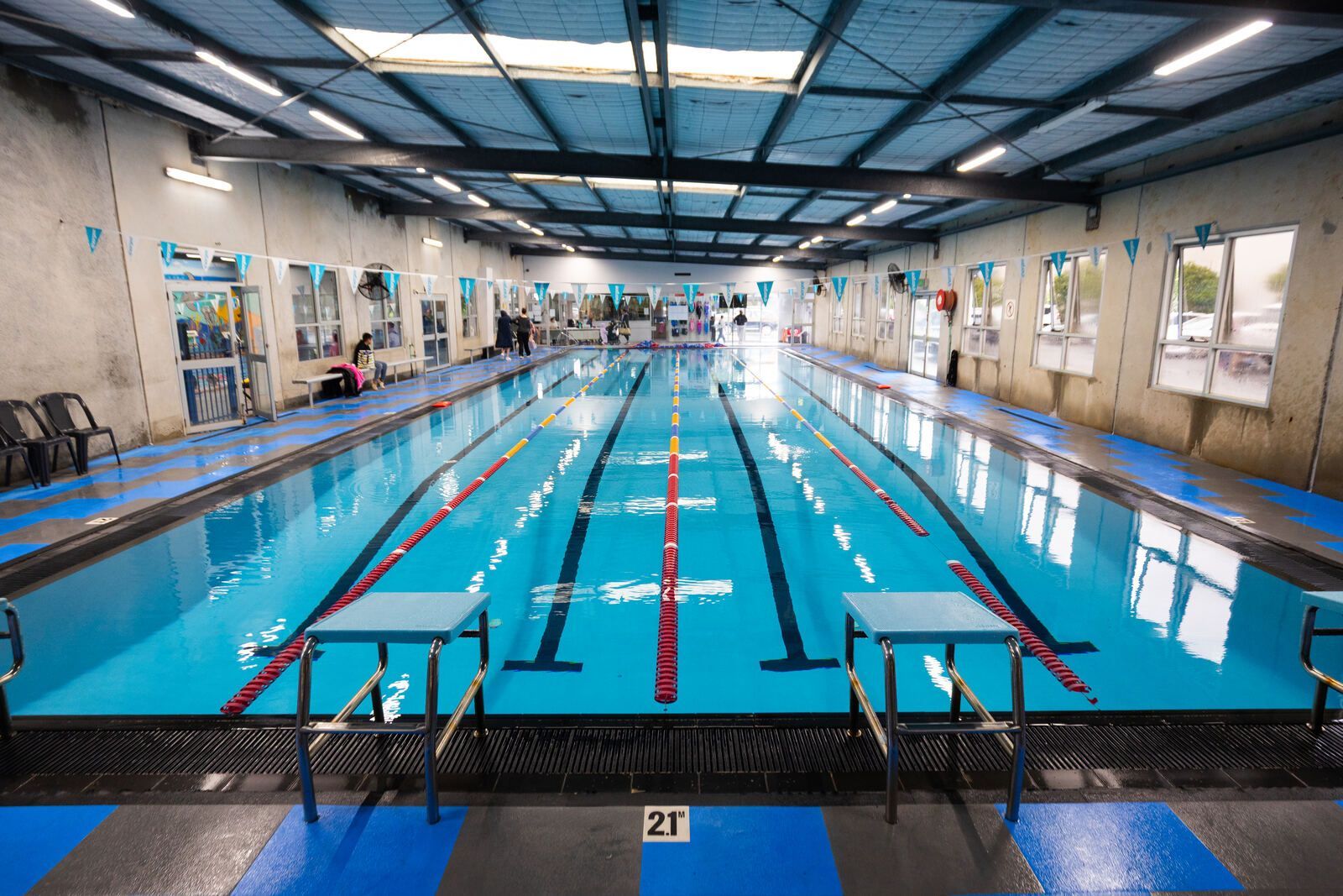 Indoor lap pool at Shawn's Swim School