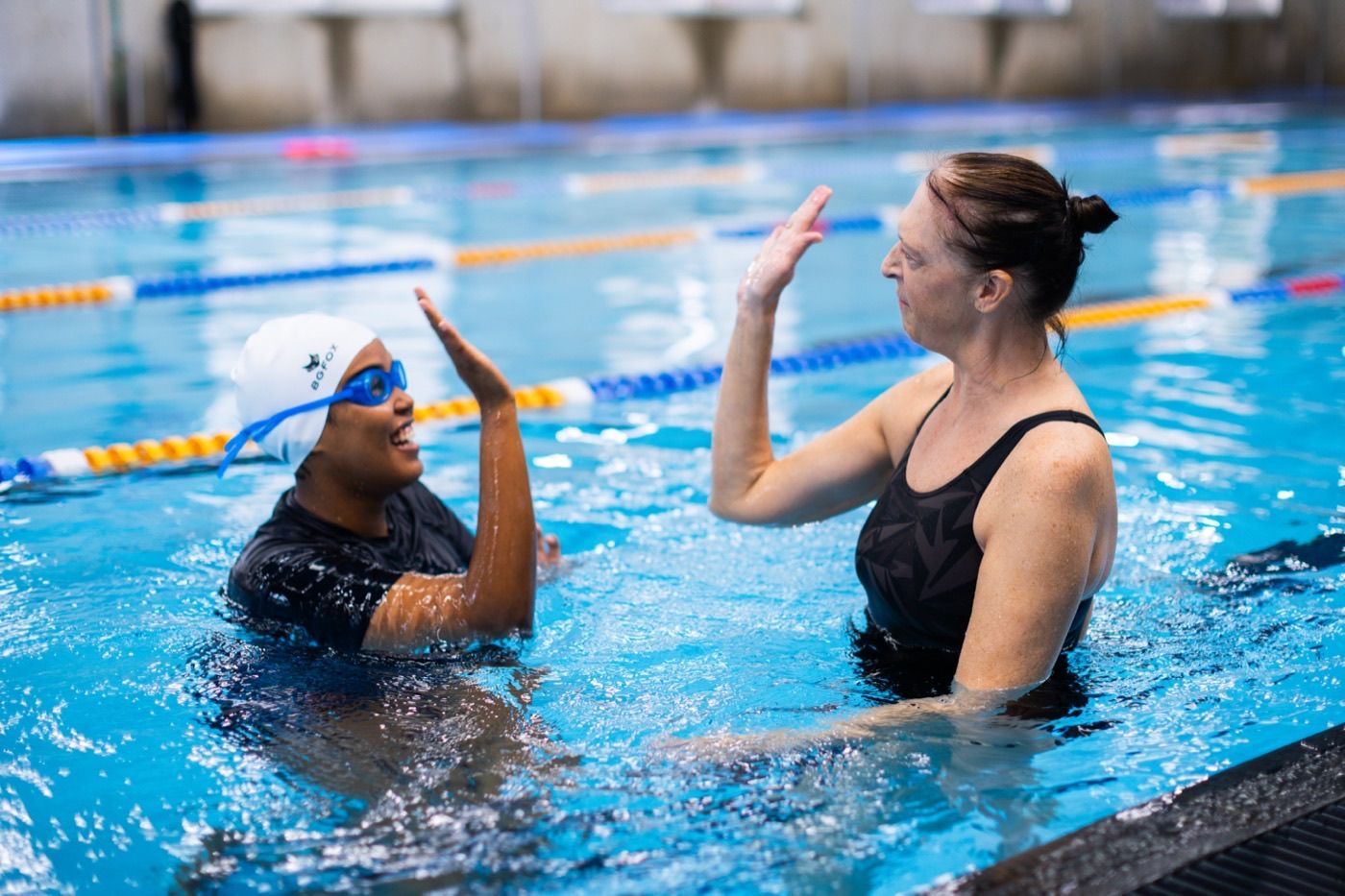 Adult swimming lessons