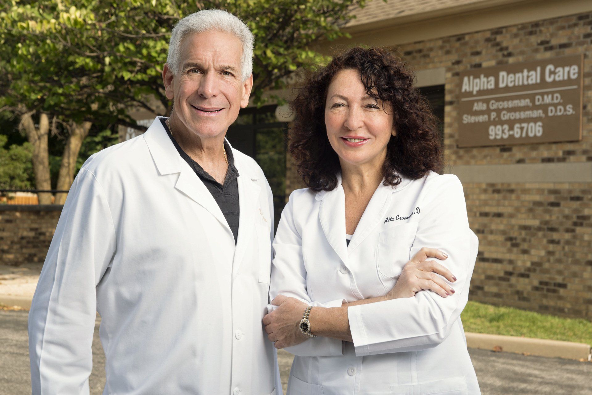 Dr. Steven and Alla Grossman, Alpha Dental Care in St. Louis